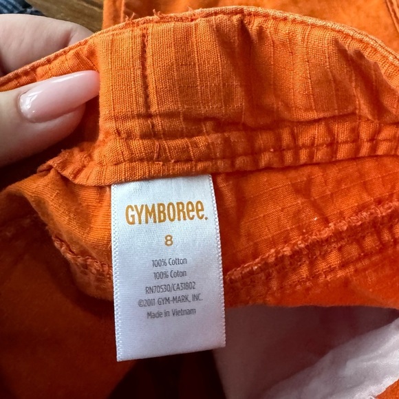 Gymboree Orange Cargo Shorts and Plaid Shorts Set - Picture 4 of 4